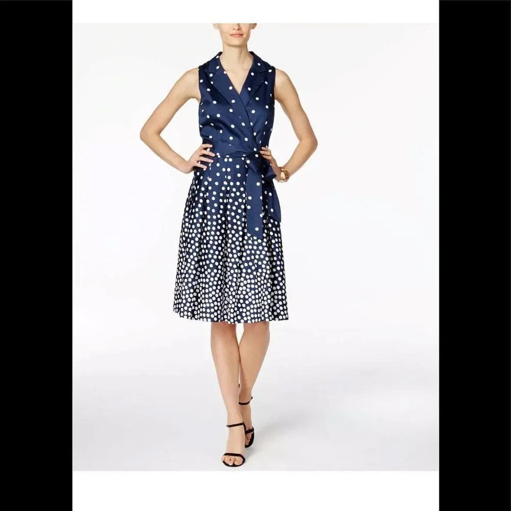Anne Klein polka dot dress - Picture 4 of 13